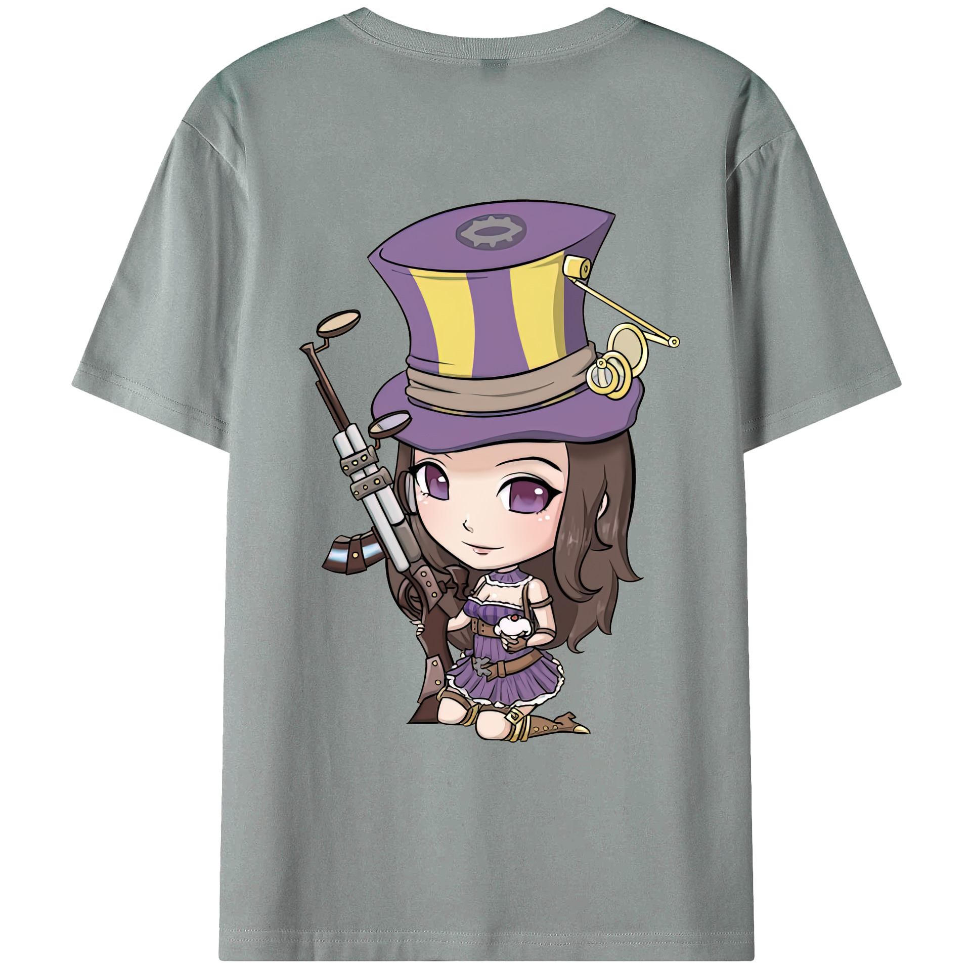 リーグ・オブ・レジェンド League of Legends LOL 綿100％ メンズ半袖Tシャツ（バックプリント） 通気性